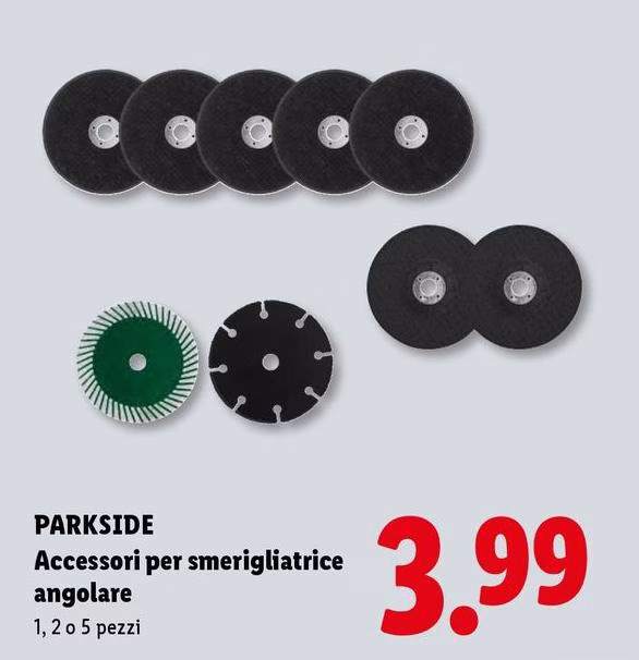 Parkside - Accessori Per Smerigliatrice Angolare