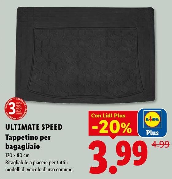 Ultimate Speed - Tappetino Per Bagagliaio