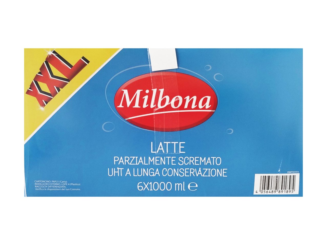 MILBONA Latte parzialmente scremato UHT
