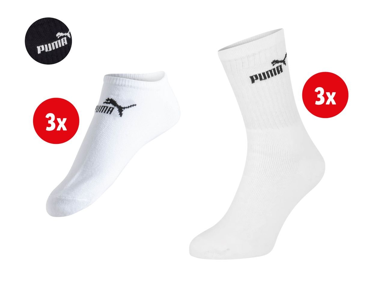 Puma Calze da uomo, 3 paia