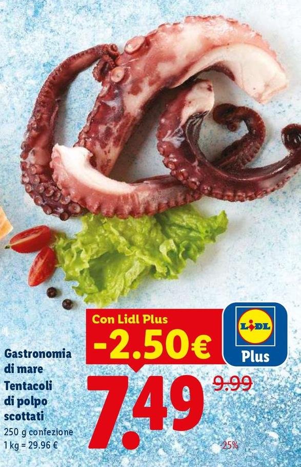 Gastronomia Di Mare - Tentacoli Di Polpo Scottati