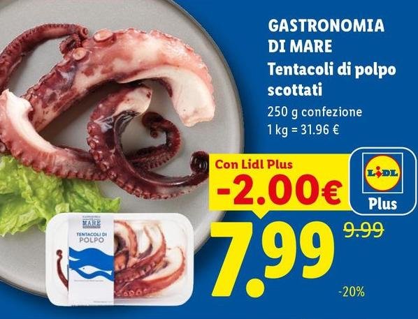 Gastronomia Di Mare - Tentacoli Di Polpo Scottati