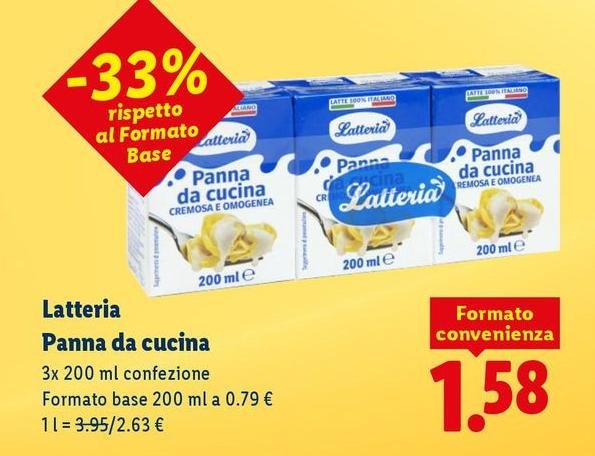 Latteria - Panna Da Cucina