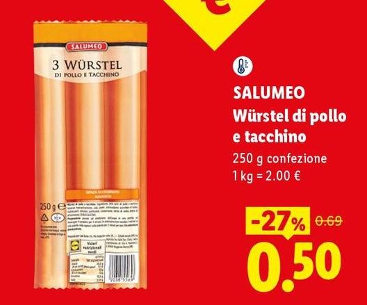 Salumeo - Würstel Di Pollo E Tacchino