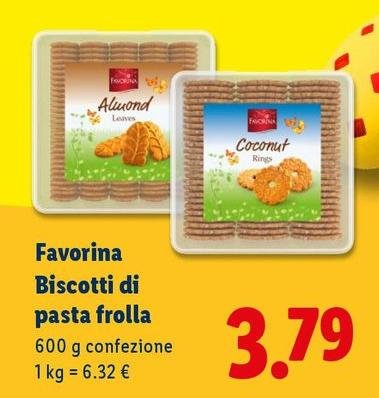 Favorina - Biscotti Di Pasta Frolla