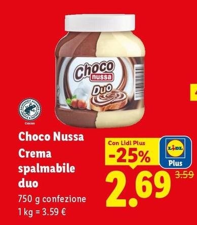 Choco Nussa - Crema Spalmabile Duo