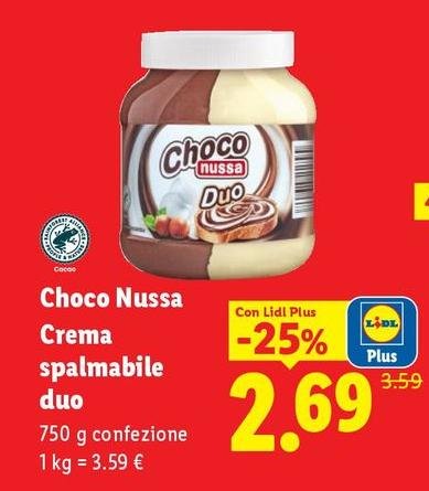Choco Nussa - Crema Spalmabile Duo