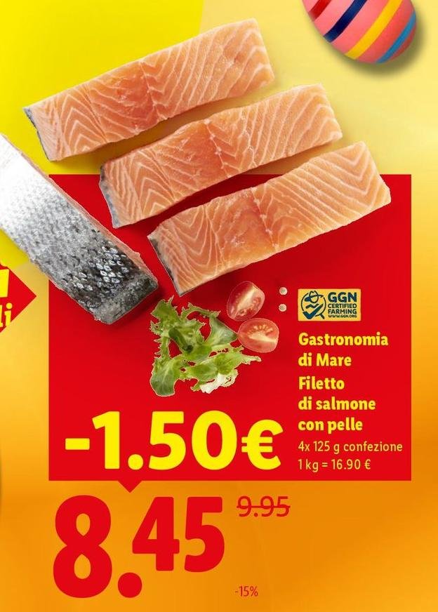 Gastronomia Di Mare - Filetto Di Salmone Con Pelle