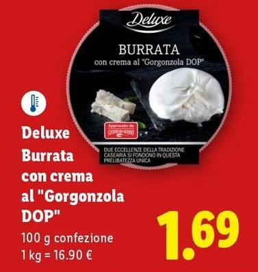 Deluxe - Burrata Con Crema Al "Gorgonzola DOP"