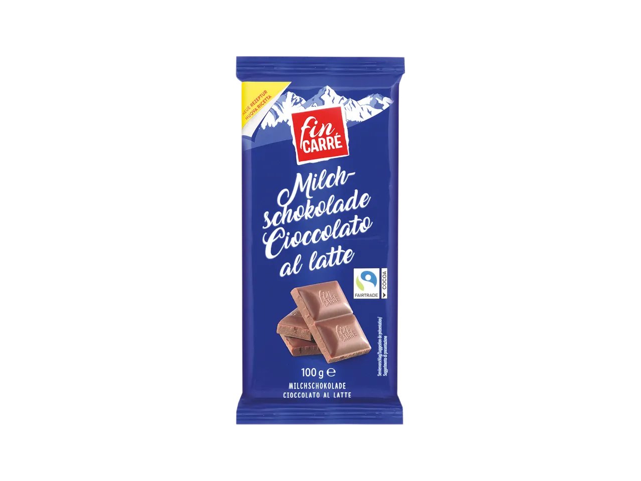 FIN CARRÉ Cioccolato al latte