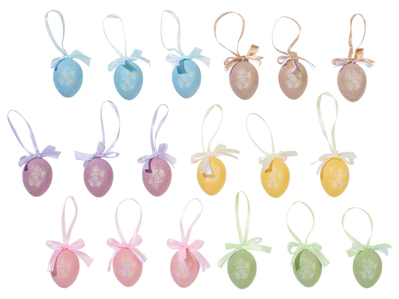 LIVARNO home Uova decorative pasquali, 12 o 18 pezzi