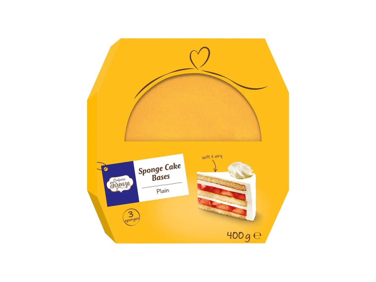 CONFISERIE FIRENZE Base di pan di spagna per torte