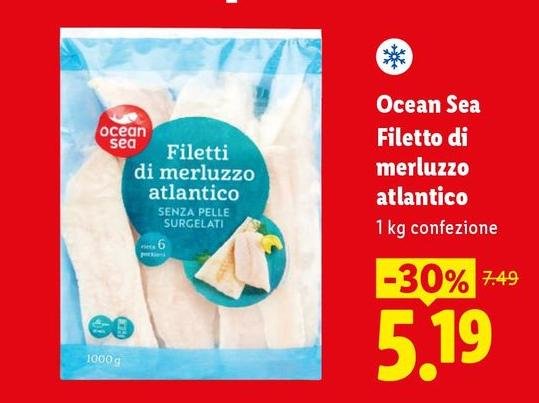 Ocean Sea - Filetto Di Merluzzo Atlantico