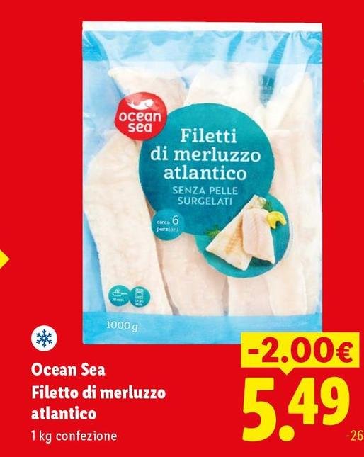 Ocean Sea - Filetto Di Merluzzo Atlantico
