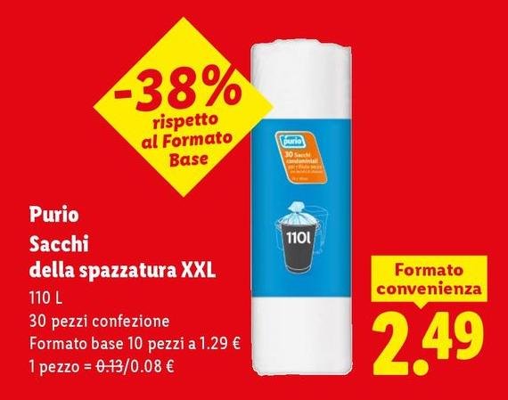 Purio - Sacchi Della Spazzatura Xxl