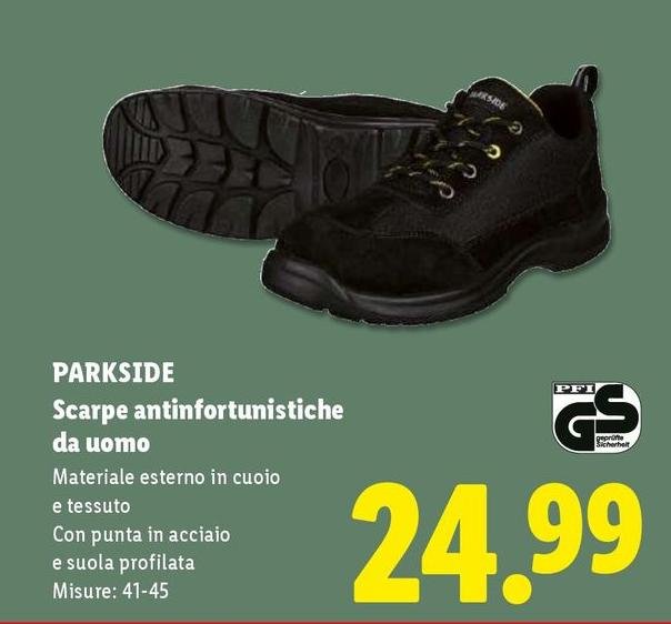 Parkside - Scarpe Antinfortunistiche Da Uomo