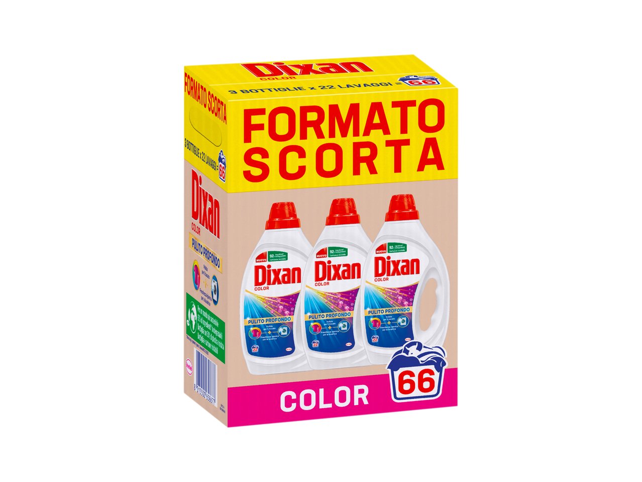 Detersivo liquido per bucato colorato