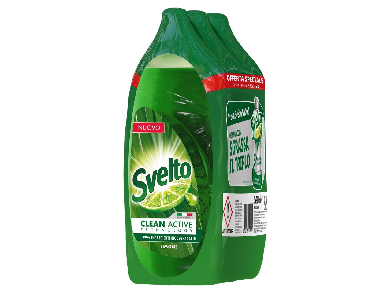 Detersivo lavapiatti al limone