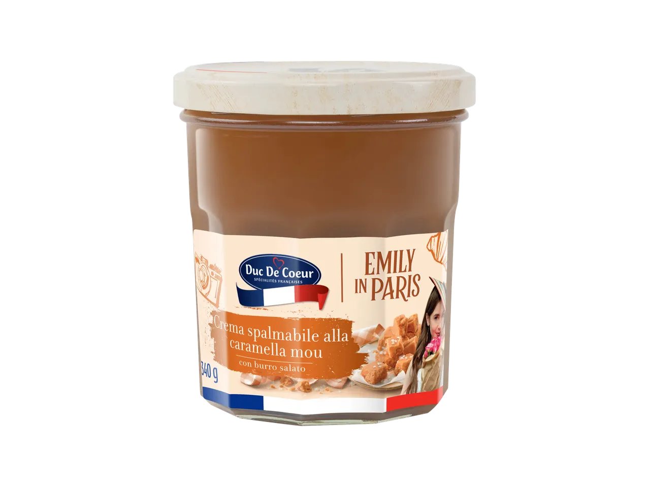 Crema spalmabile alla caramella mou