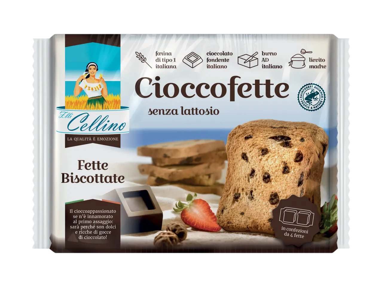 Cioccofette senza lattosio