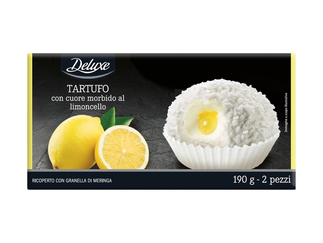 Tartufo con cuore morbido al limoncello