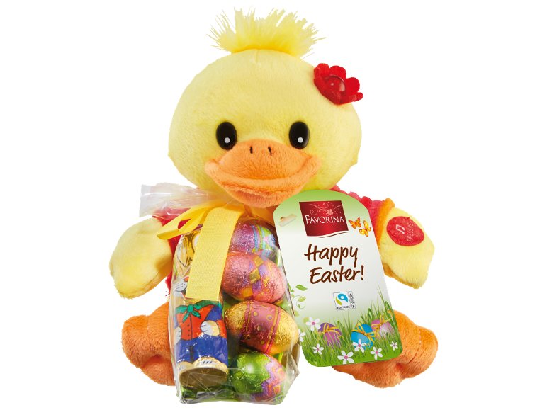 PELUCHE PARLANTE CON CIOCCOLATO