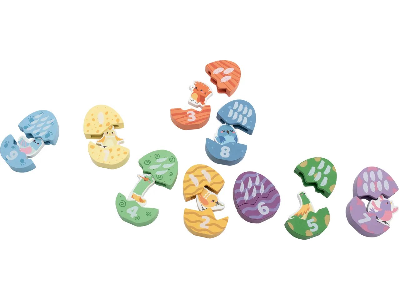 Ovetti giocattolo in legno