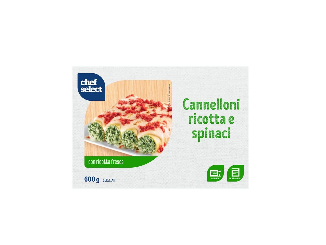 Cannelloni ricotta e spinaci