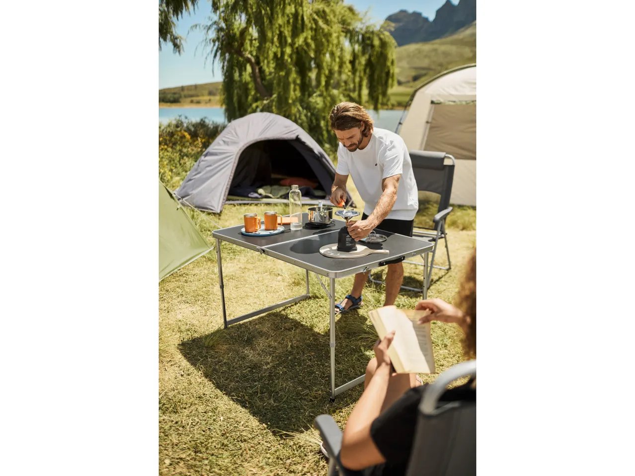 Lampada o fornello a gas da campeggio