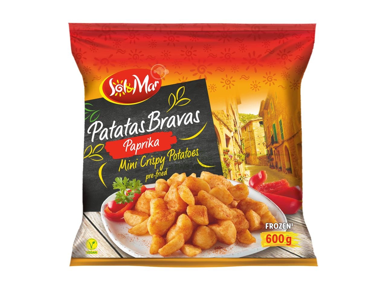 Spicchi di patate impanate e speziate