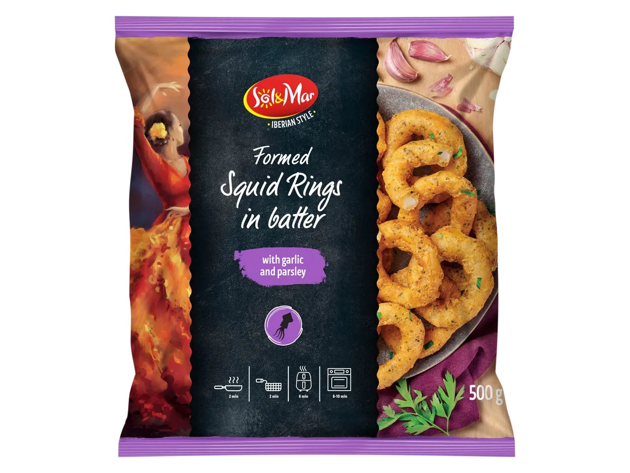 Anelli di totano con aglio