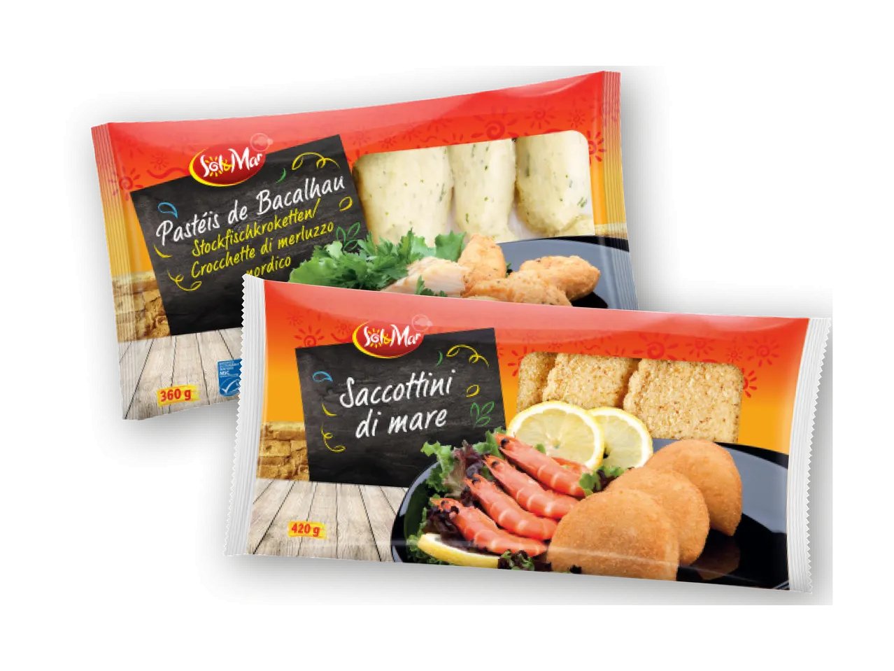 Saccottini di mare o crocchette di merluzzo