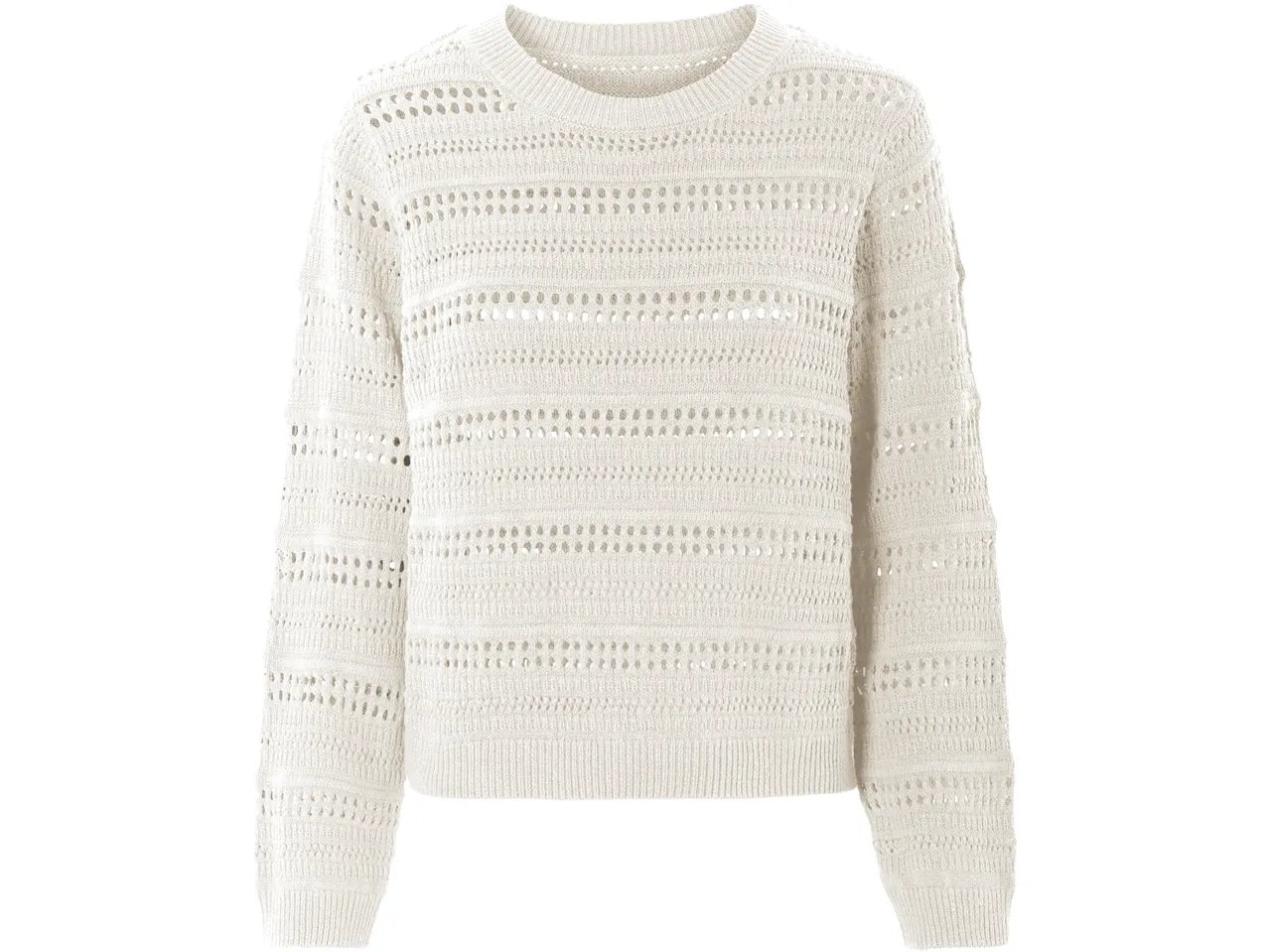 Pullover traforato da donna