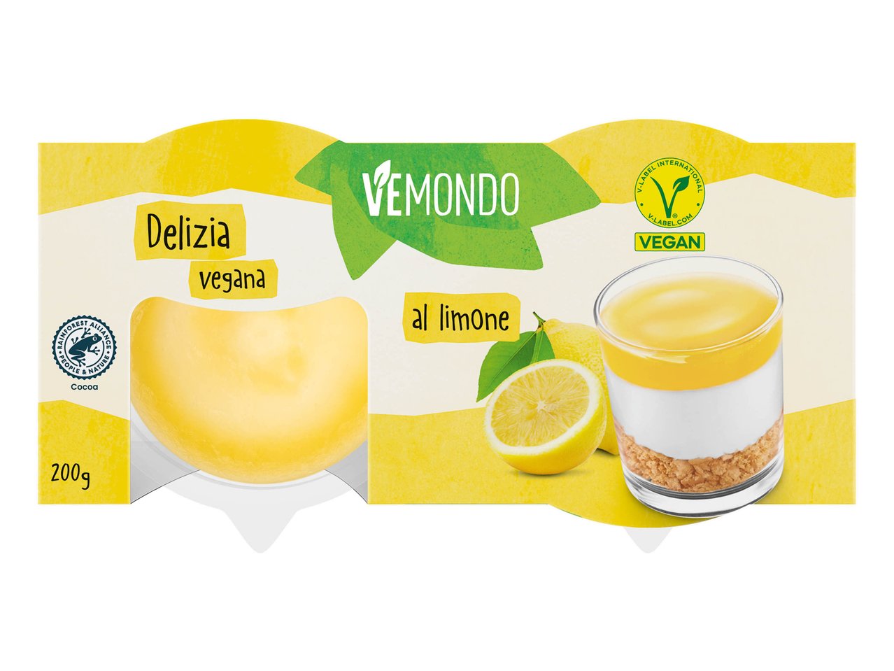 Delizia vegana al limone