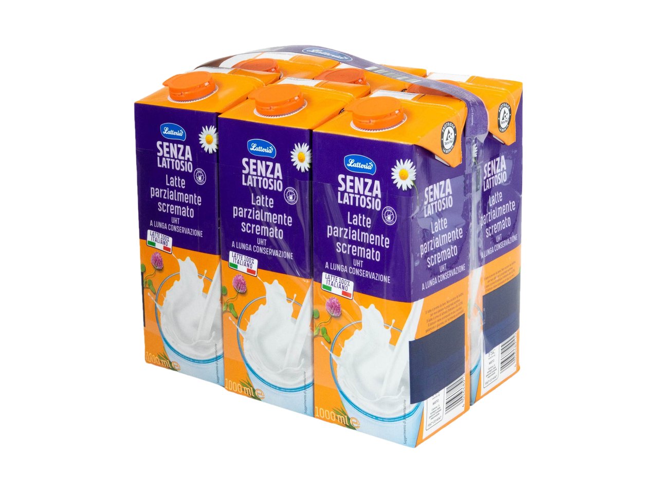 Latte senza lattosio parzialmente scremato UHT