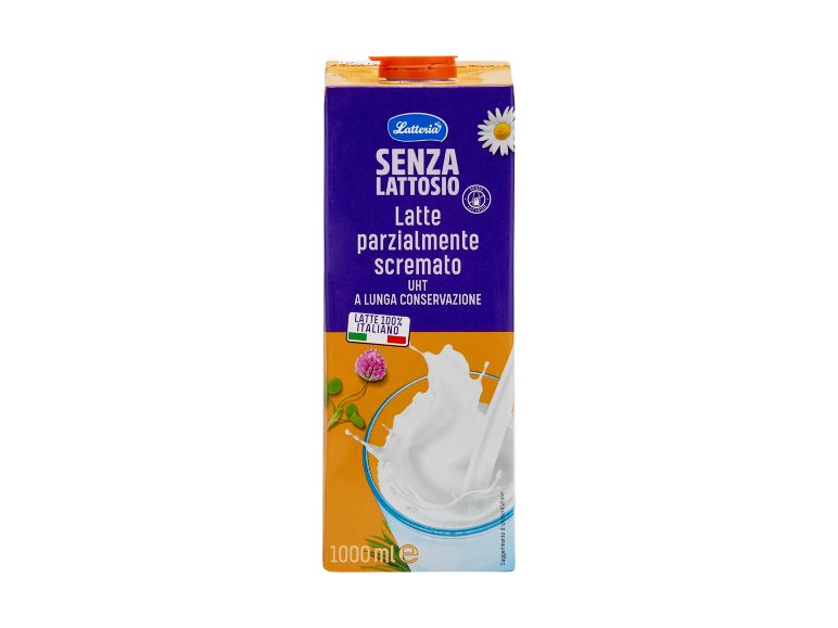 Latte senza lattosio parzialmente scremato UHT
