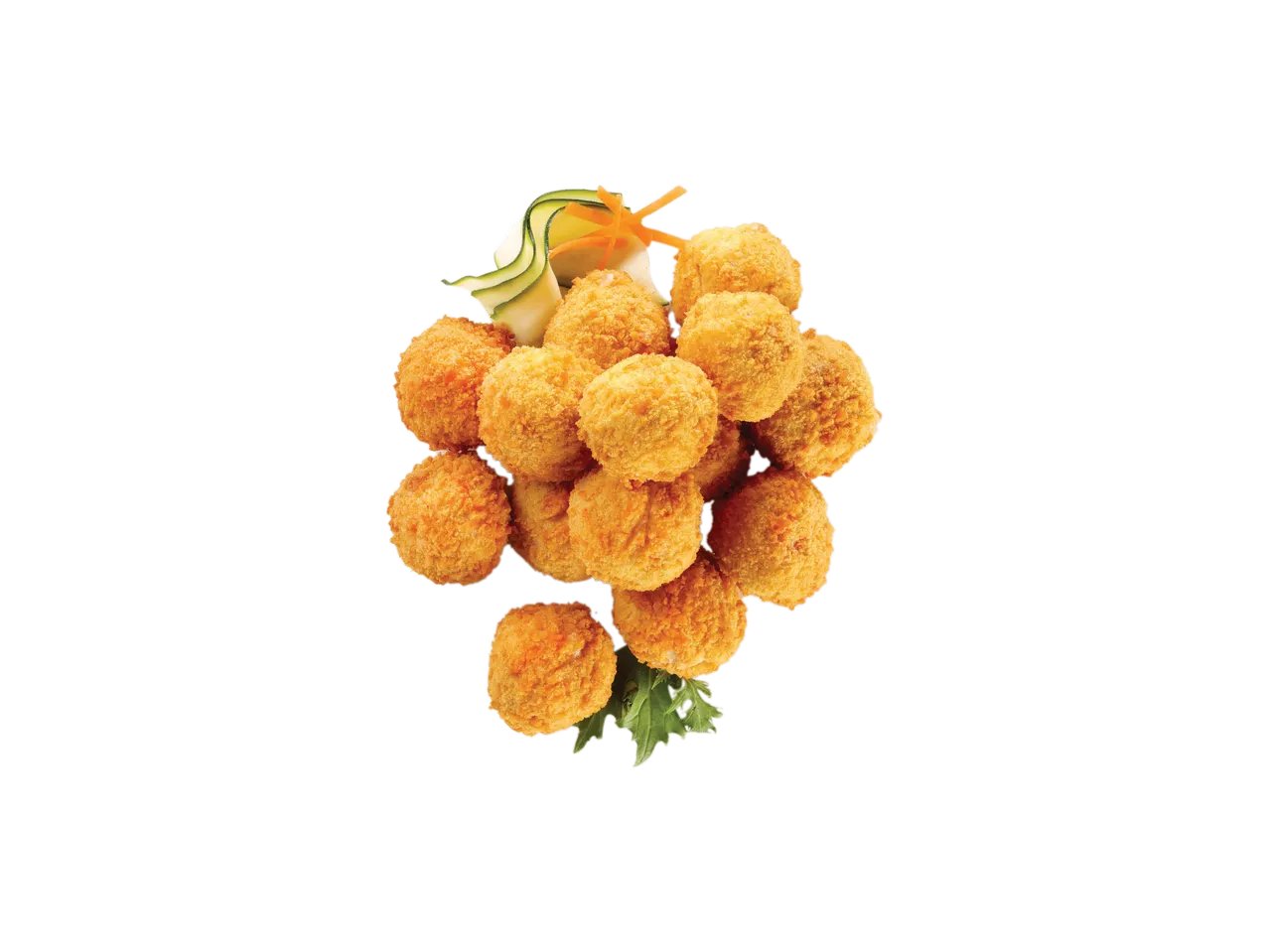 Polpettine di filetto di pollo cotte