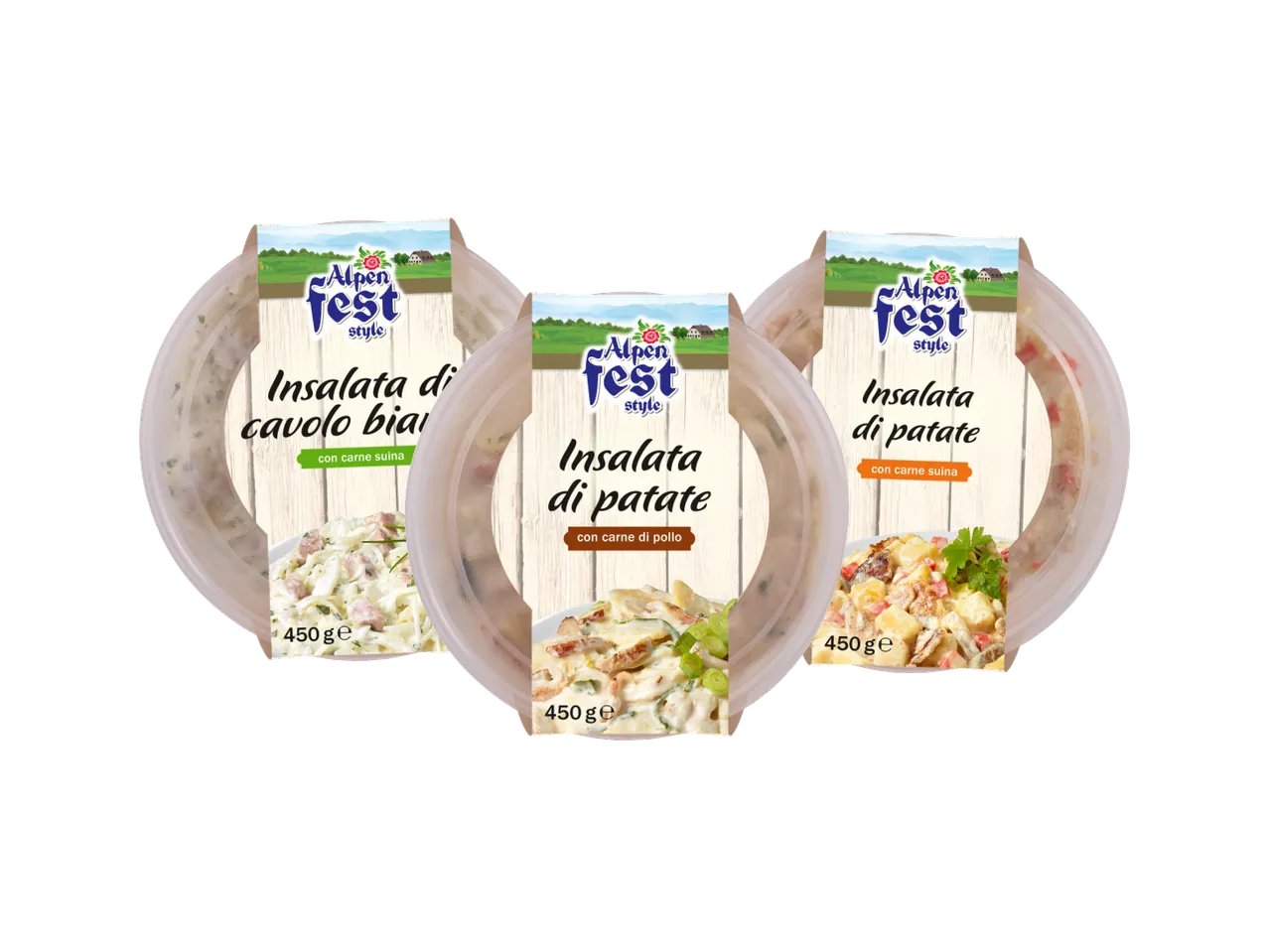 Insalata di patate o di cavolo bianco