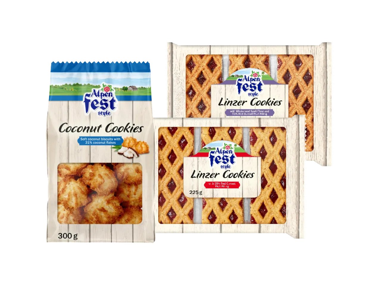 Fetta di linzer o dolcetti