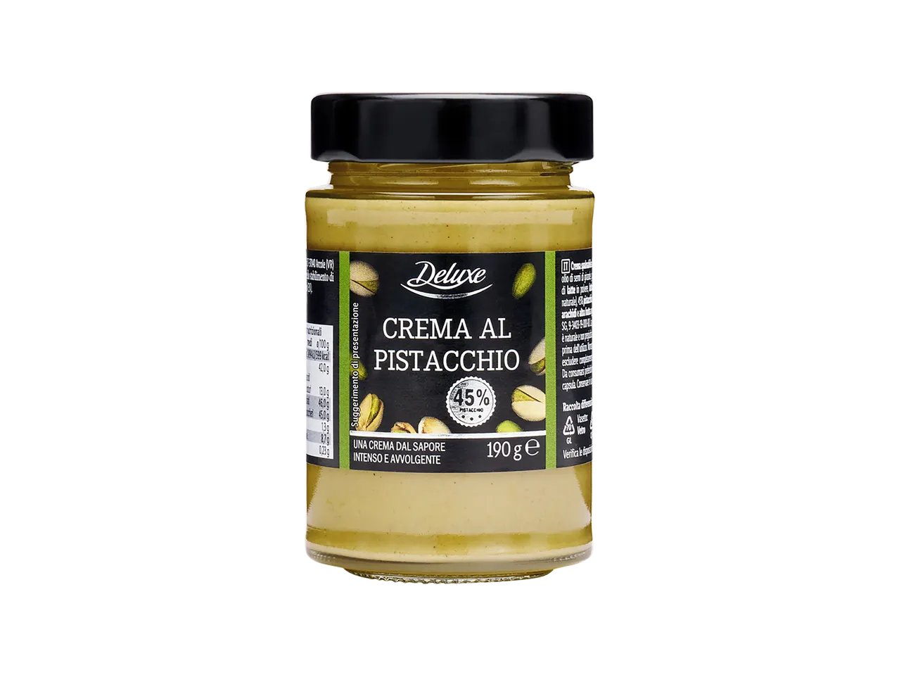Crema spalmabile al pistacchio