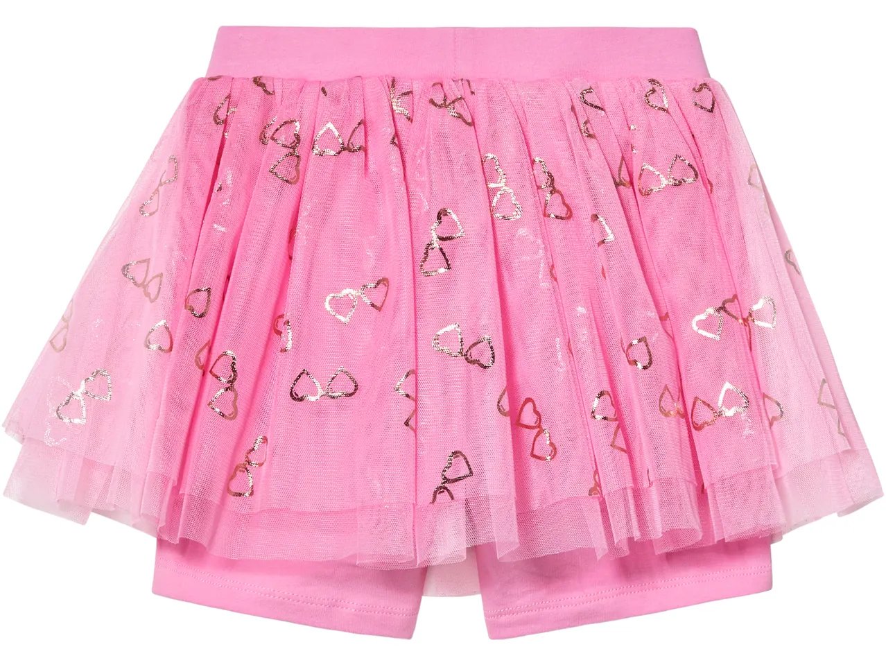 Gonna in tulle con leggings corti