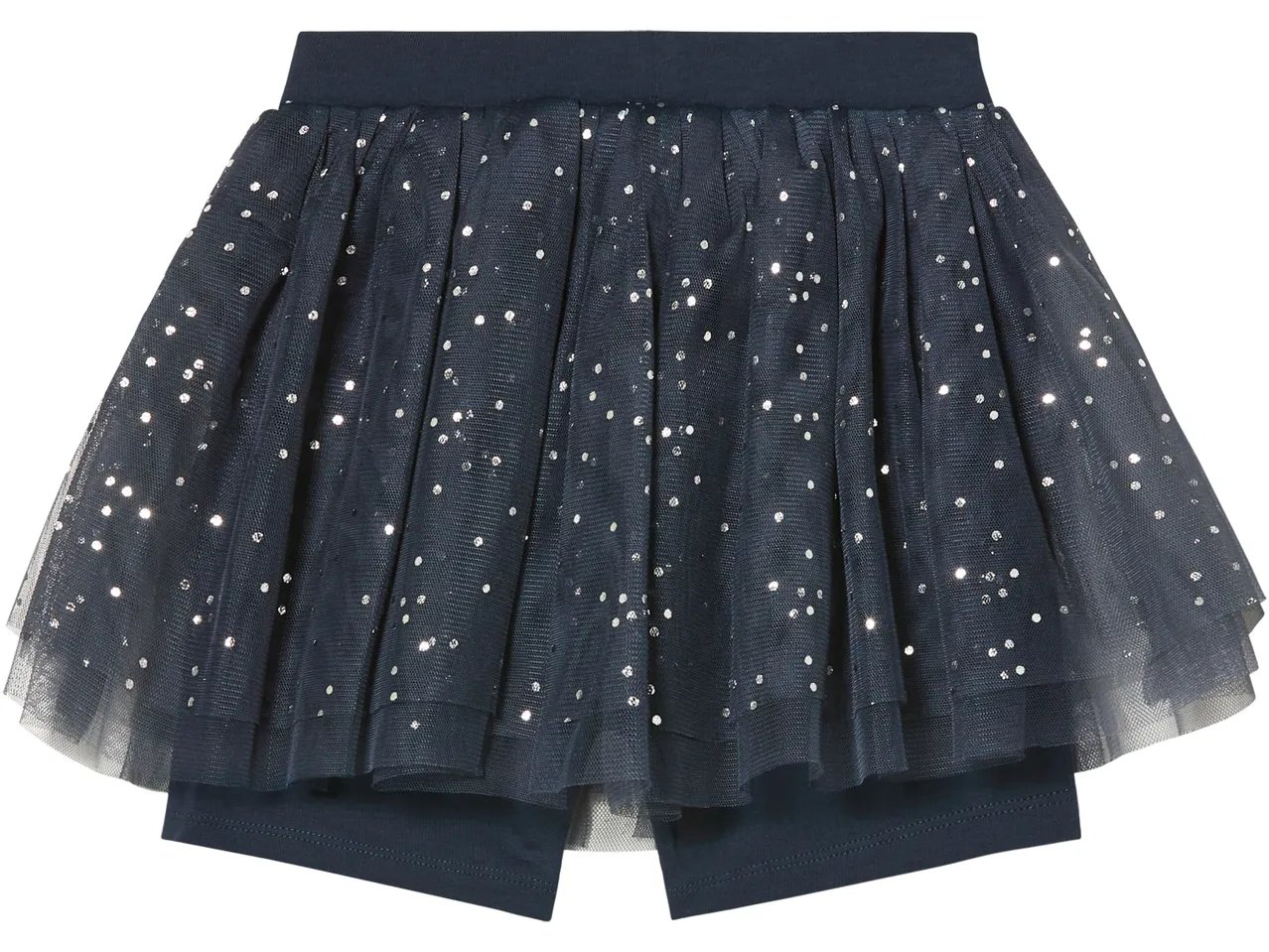 Gonna in tulle con leggings corti