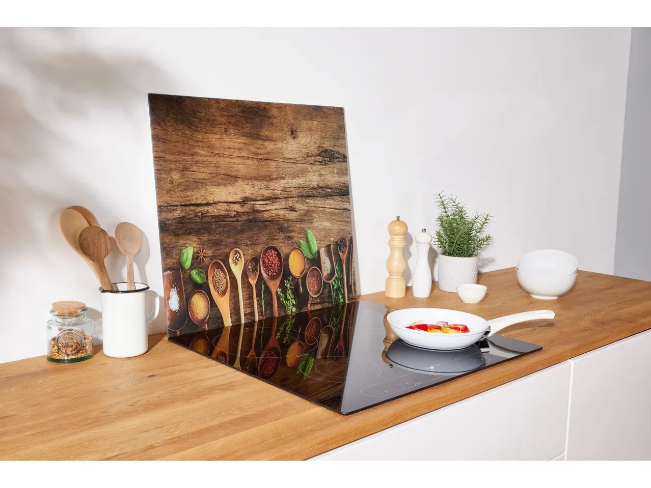 Copri piano cottura in vetro