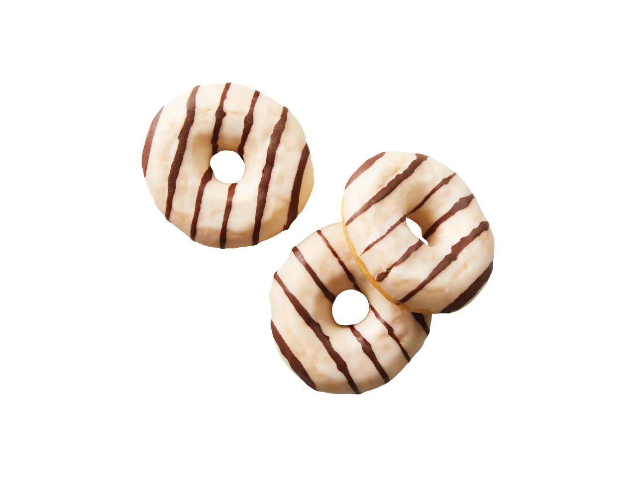 4 donut ripieni vaniglia