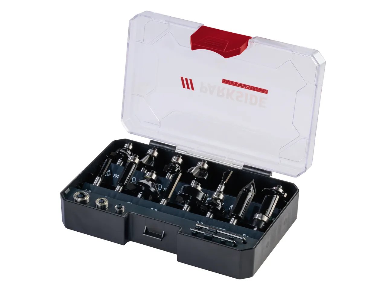 Set bit per fresatrice, 15 pezzi