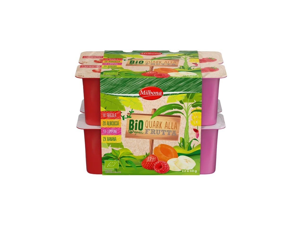 Dessert bio quark alla frutta