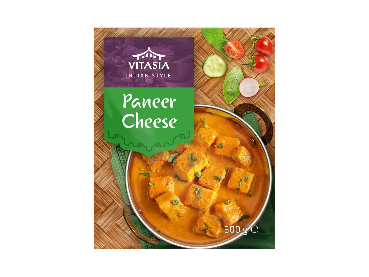 Paneer formaggio in stile indiano