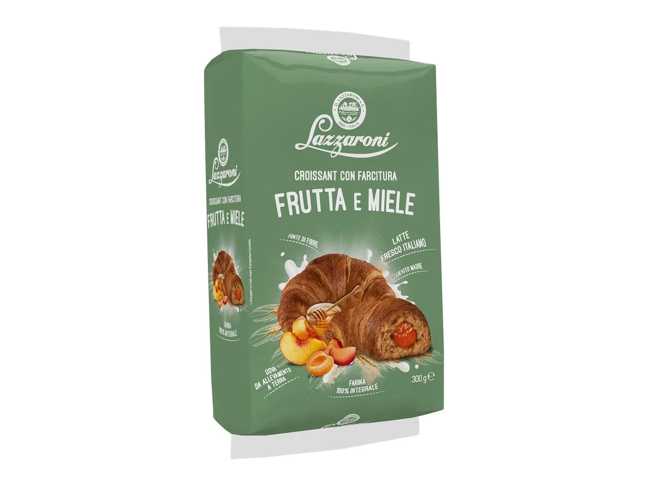 Croissant con farcitura frutta e miele