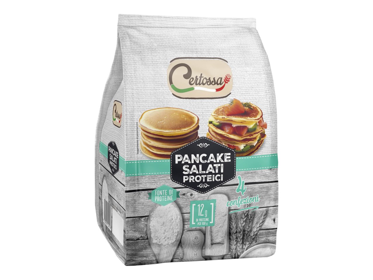 Pancake proteici salati