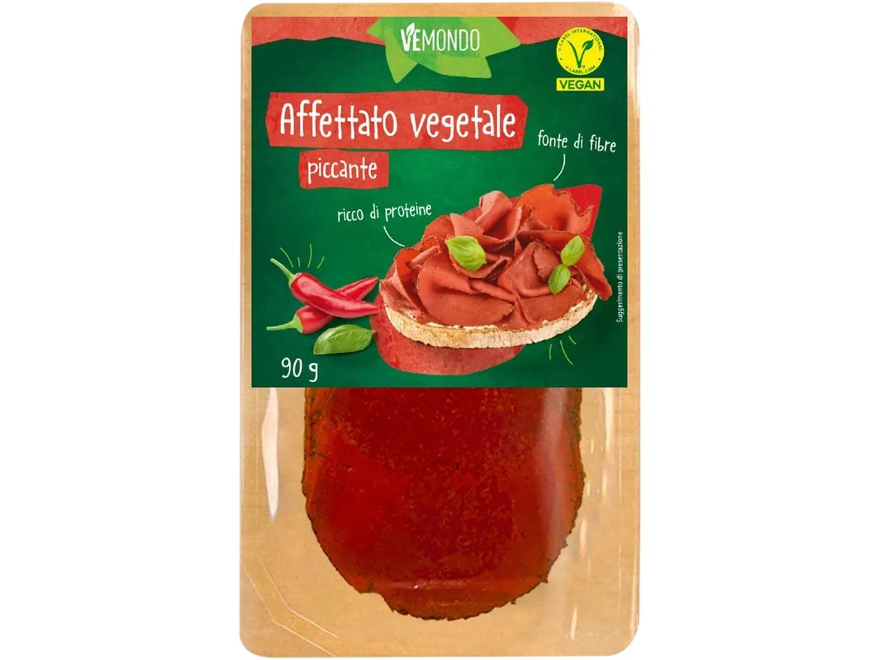 Affettato vegetale piccante